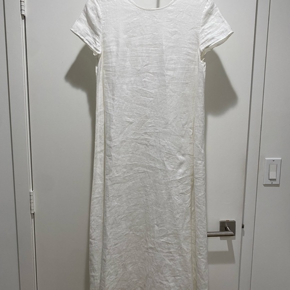 The Group Dresses & Skirts - Chic White Linen Maxi Dress for Women